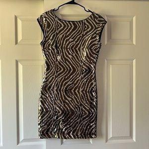 Short Sequined Guess Dress - size 8! Excellent condition- Only worn once!